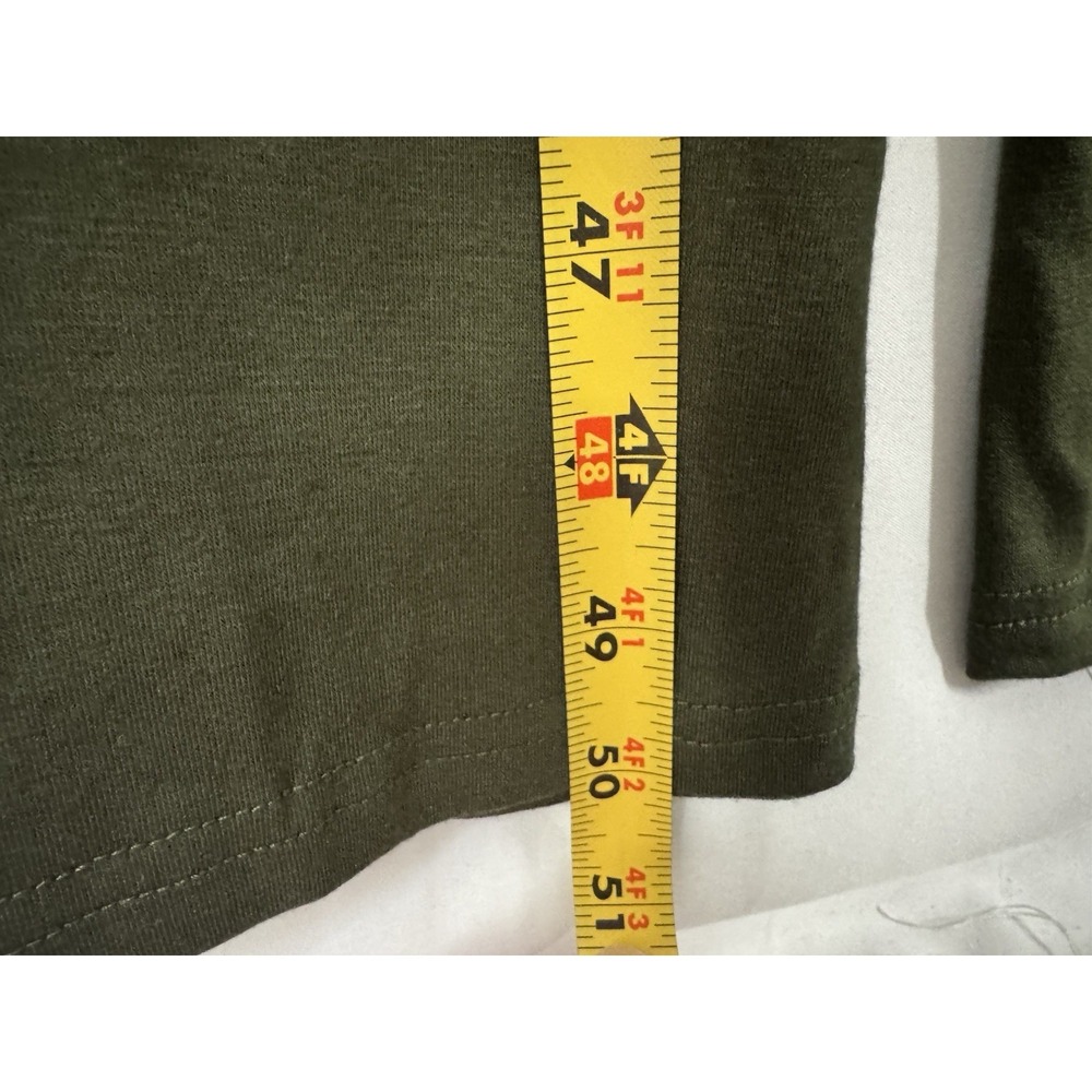 NWT CUPSHE Olive Green Smocked Wide Leg Jumpsuit XL Boho Sleeveless Romper - Picture 4 of 6